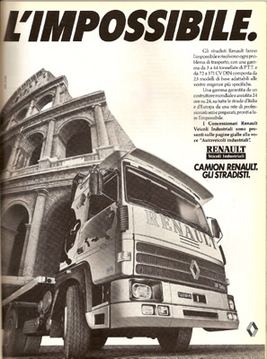Pubblicita' RVI settembre 1984.